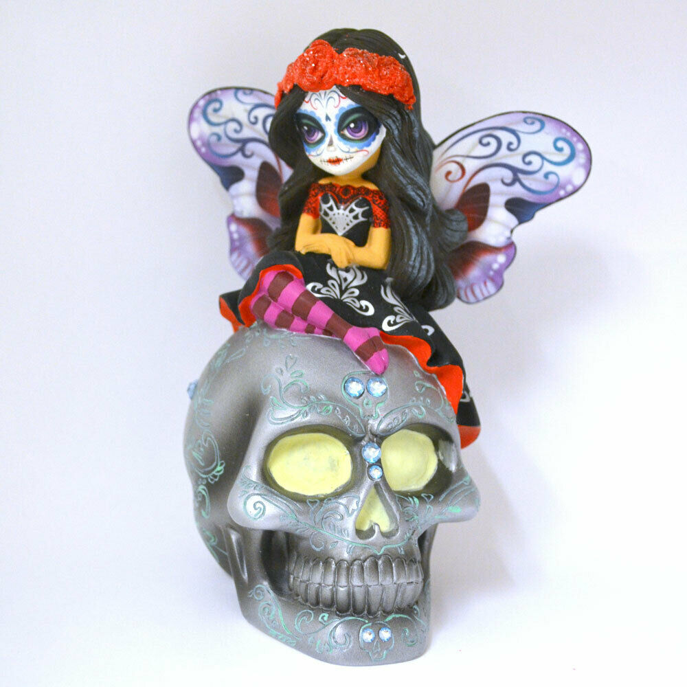 Spirit of the Radiant Beauty Sugar Skull Fairy Figurine Jasmine Becket ...