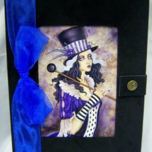 Journal All Hallows Eve Black Velvet with Blank Pages Jessica Galbreth Note Book
