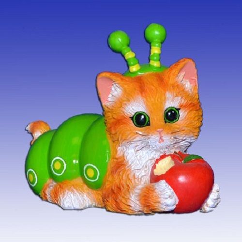 Cute as a Bug Bradford Exchange Lucky as a Cricket Cat Figurine 
