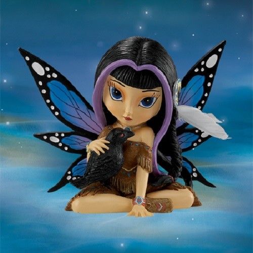 Ravensky Fairy Crow Native Spirit Maidens Figurine Jasmine Becket-Griffith 