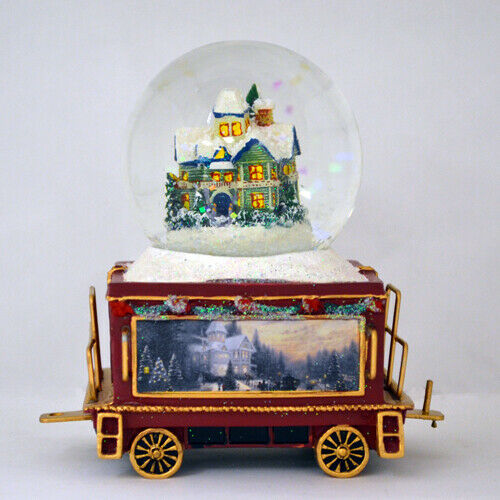 Welcome Friends Christmas Wonderland Express Train Thomas Kinkade Snowdome # 13 – Enchanted ...