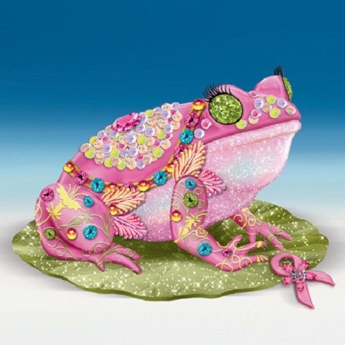 Hop for Hope – Bradford Exchange – Hopping For Hope Pink Frog