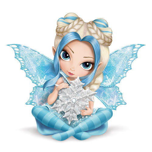 Dusted By Fascination Fairy Figurine Ice and Snow Jasmine Becket Griffith 