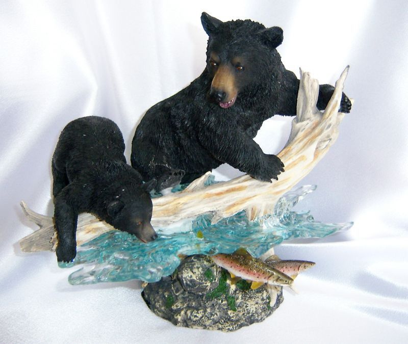 Collectible Animal Figurine Black Bear Suanti Galleries 