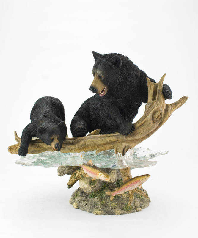 Collectible Animal Figurine Black Bear Suanti Galleries 