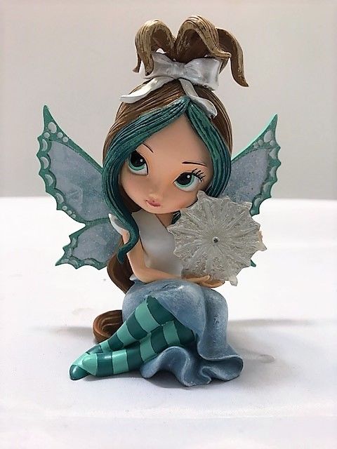 Illusions in Snow Fairy Figurine Ice and Snow Jasmine Becket Griffith 