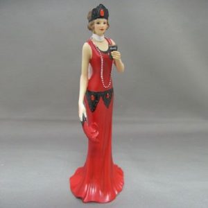 Relaxing Moments with Coca Cola The Perfect Accompaniment Lady Figurine