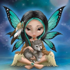 Perpetual Calendar Jasmine Becket-Griffith Fairy Figurine Set of Two #5 SEPT OCT