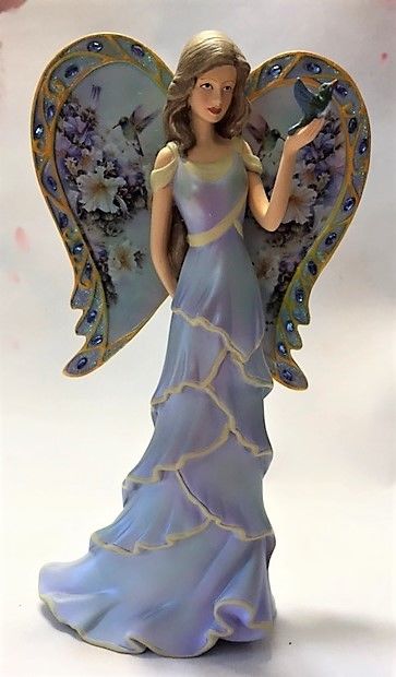 Angel of Delightful Wonder Lena Liu Angel Figurine Bradford Exchange.